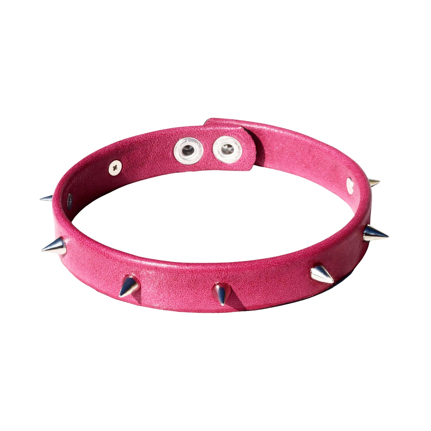 Pink Spike Choker Kolye