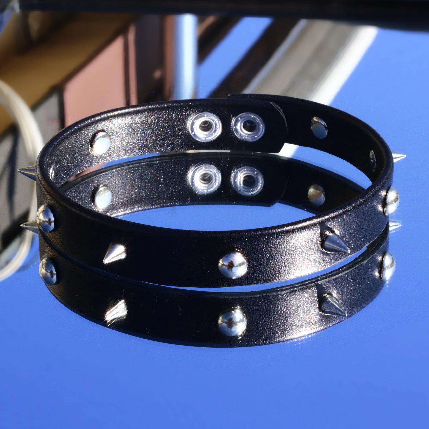 Black Spike Choker Kolye
