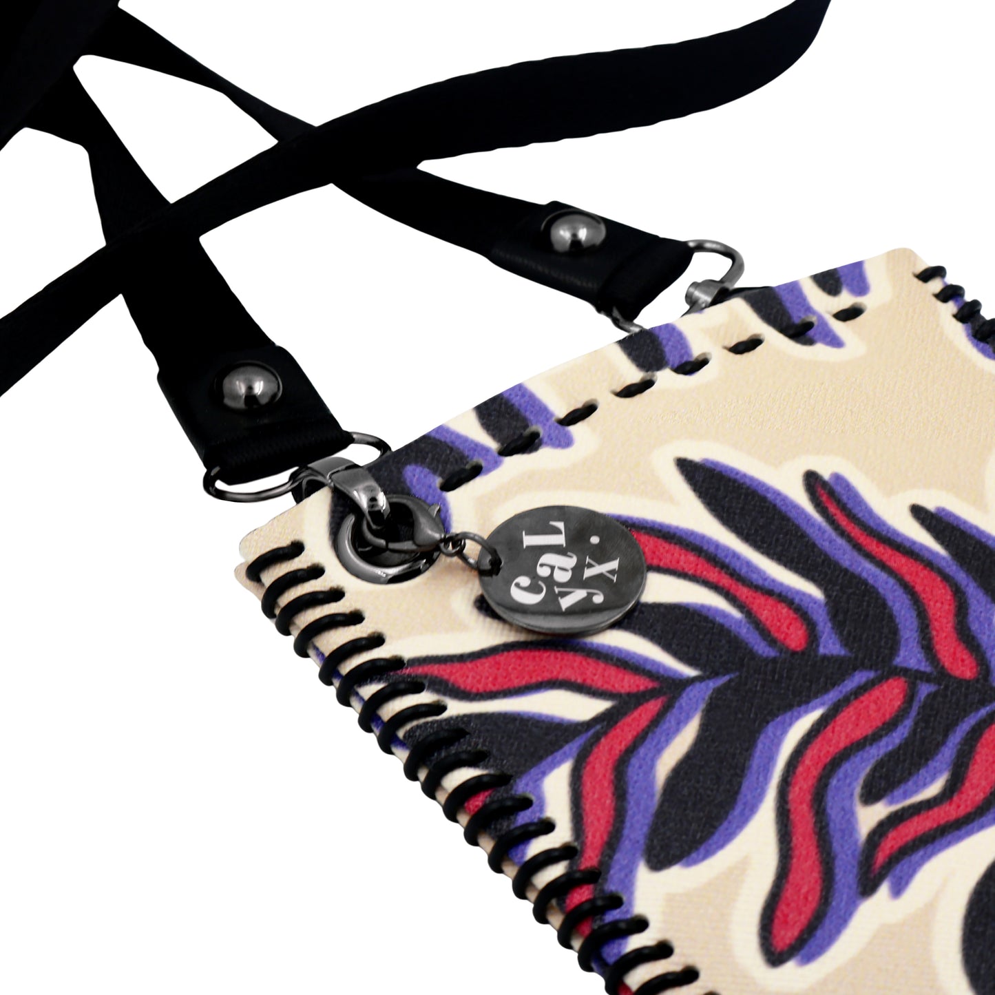 Phone Bag XXII in Butter Sea Sponges Print