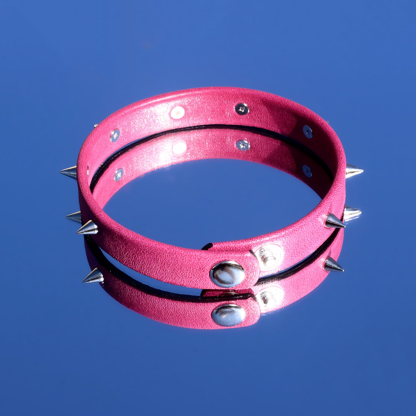 Pink Spike Choker Kolye