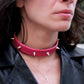 Pink Spike Choker Kolye